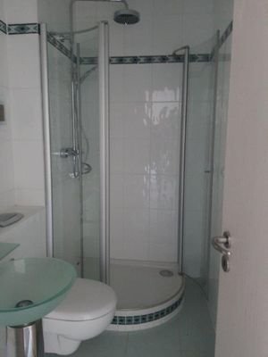Dusche im Gäste-WC