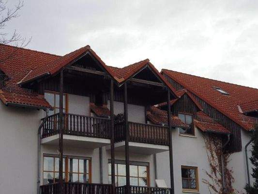 Außenansicht Balkonseite (Süd)