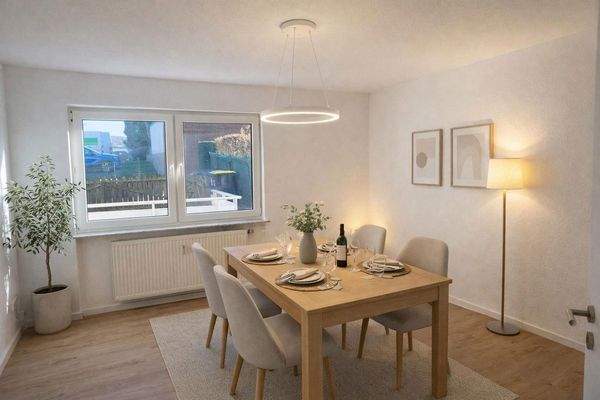 Wohnbeispiel Wohn - Esszimmer