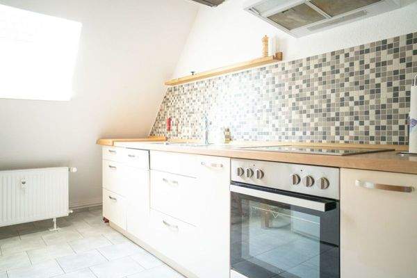 Die Einbauküche im 2. OG