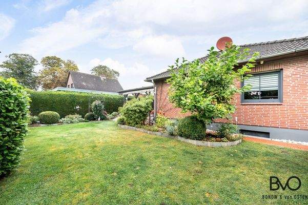 Hübsch angelegter Garten