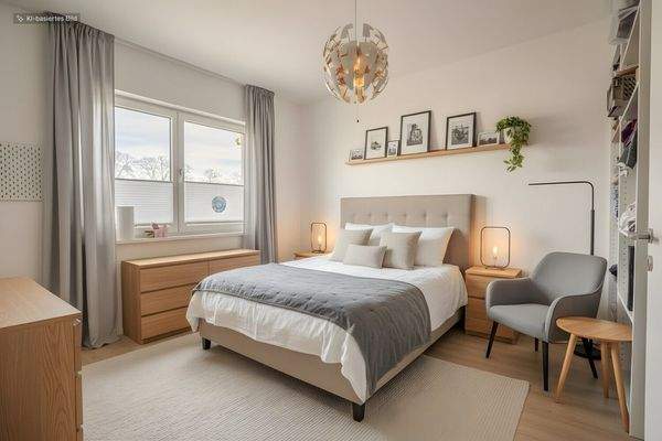 Büro digital möbliert 