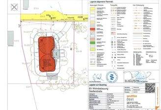Lageplan mit Bebauungsvorschlag