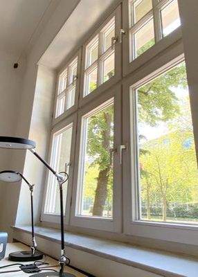 Separater großer Büroraum