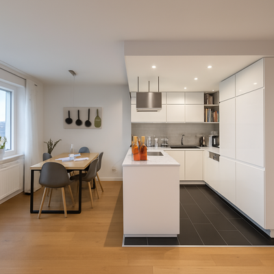 Küche mit Essbereich - Einrichtungsvorschlag