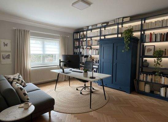 Büro - virtuell möbliert 