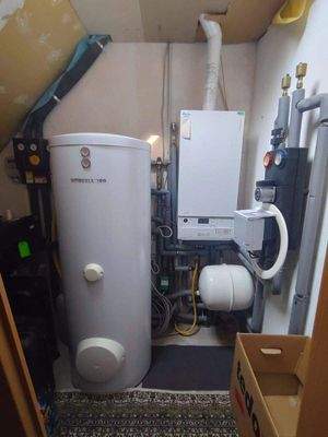 Haustechnik im Dachgeschoss 