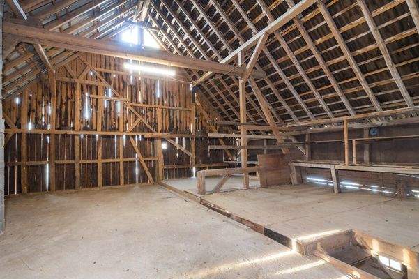 Dachboden in der Scheune