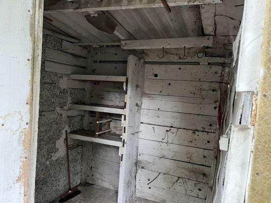 Schuppen Innenansicht