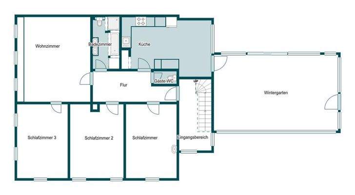 Grundriss Skizze 1.OG