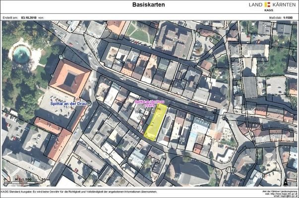 Lageplan Hauptplatz Nr. 17