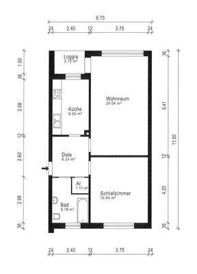 Grundriss WE06, 2. Obergeschoss