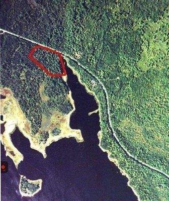 Luftbild und Skizze Grundstück