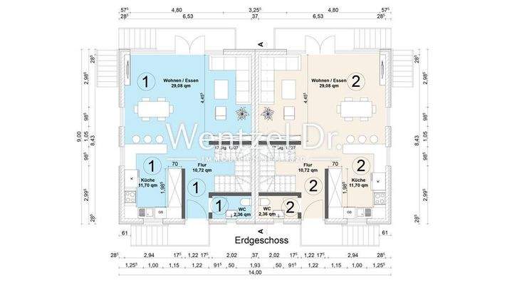 Grundriss, Erdgeschoss