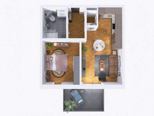 Wohnung 5 im 1. Obergeschoss