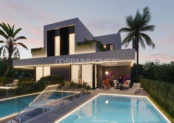 Sea-View Villas with Swimming Pools in Finestrat Alicante