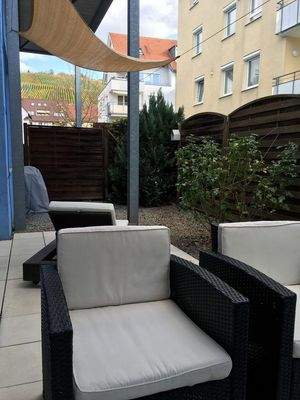 Terrasse mit Garten