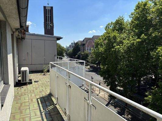 4.OG Weite Sicht vom Balkon