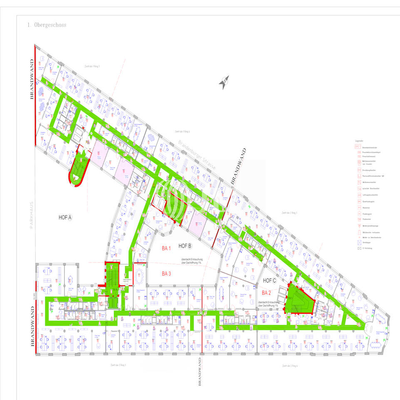 Konzept 1. OG. - Variante Groß