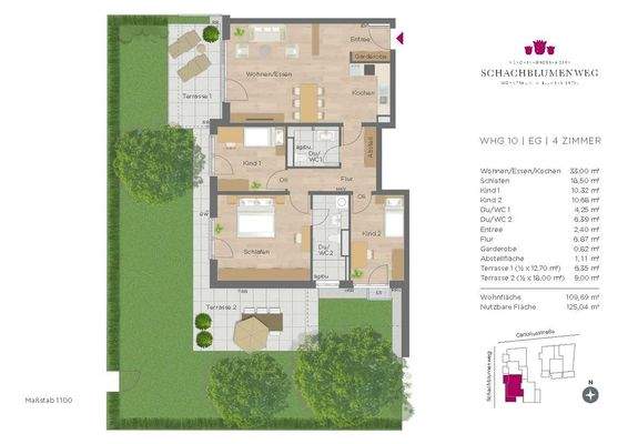 Grundriss Wohnung 10