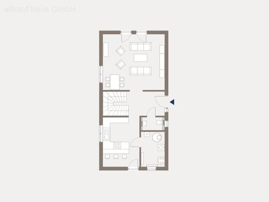 Cityline1 Beispielplanung Grundriss Erdgeschoss