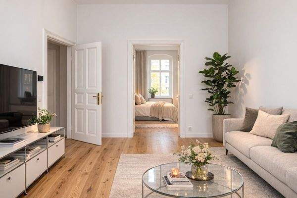 Zimmer digital möbliert