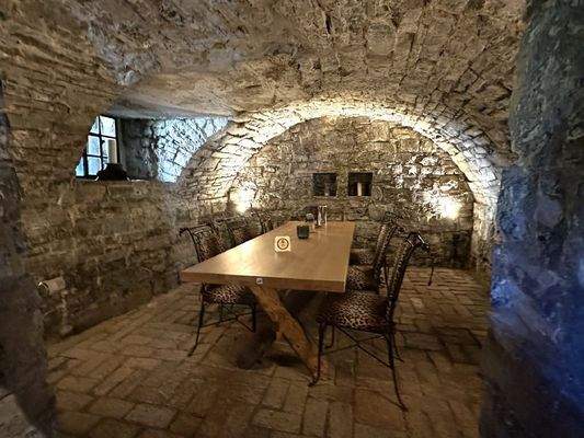 Felsenkeller mit Kappendecke