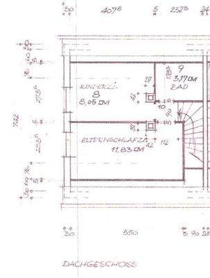 Grundriss Dachgeschoss