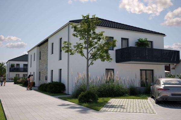 Parkplatzansicht Haus 2