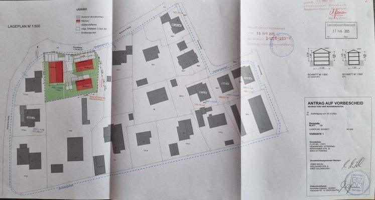 Genehmigter Vorbescheid