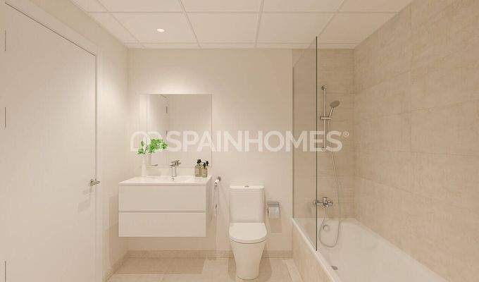 Sea View Townhouses Featuring Private Gardens in Mijas