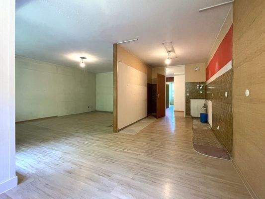 Küche- und Wohnzimmer