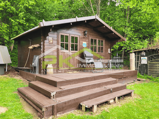 Gartenhütte von außen