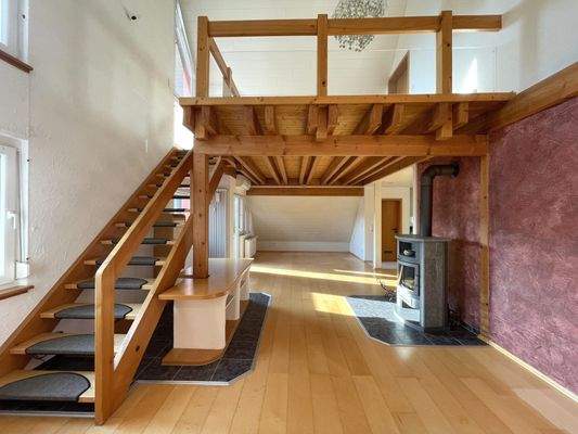 Aufstieg zur Galerie