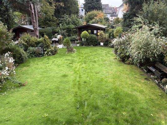 Garten aus EG gesehen