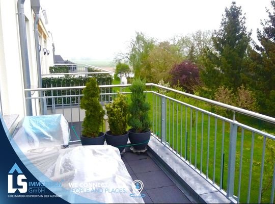 Aussicht vom Balkon