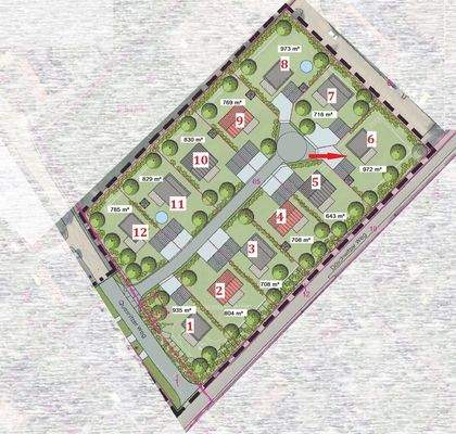 Lageplan Grundstück 