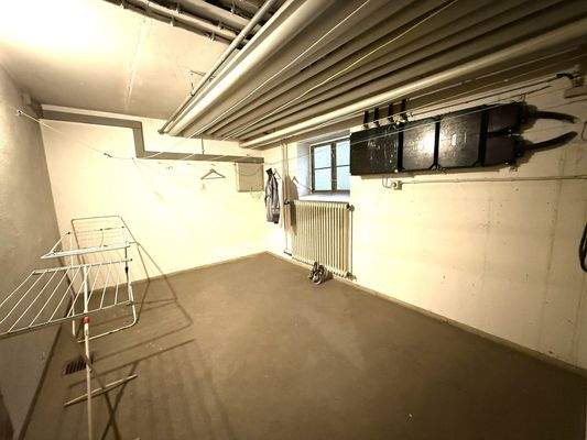 Trockenraum im Keller