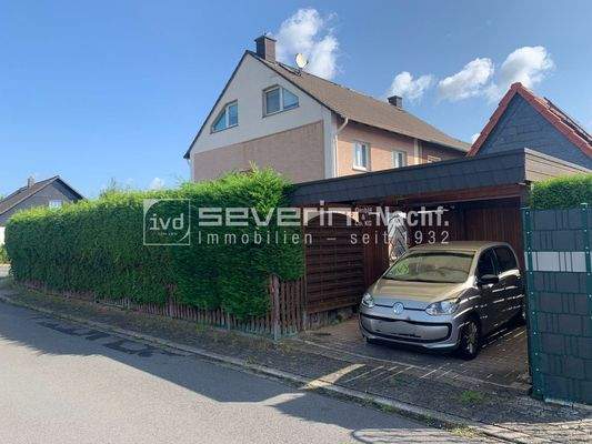 Rückansicht Mit Carport:Garage