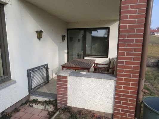 Südostterrasse an der möglichen ELW