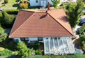 Haus oben Wintergarten