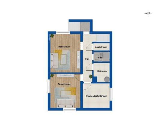 Grundriss Souterrain