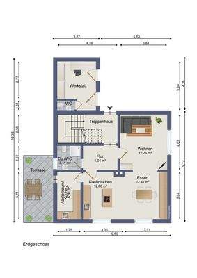Grundriss Erdgeschoss