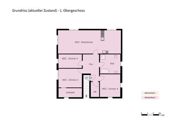 Grundriss - aktueller Zustand OG