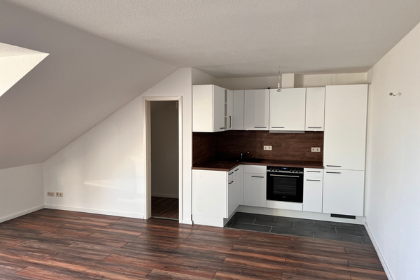 Die offene Einbauküche