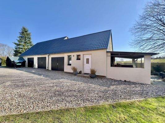 Die Einliegerwohnung mit Terrasse