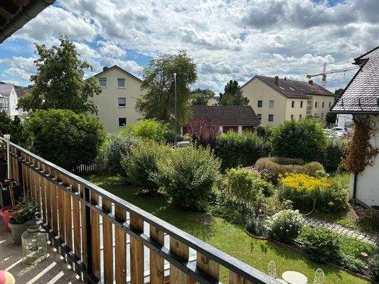 Ausblick Balkon
