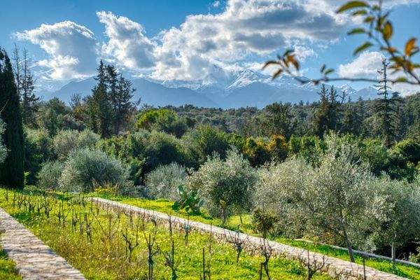 Kreta, Douliana: Faszinierendes Haus mit Meer- und Bergblick