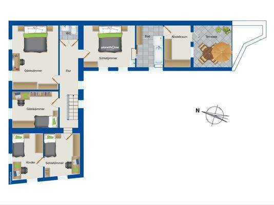 Grundriss Obergeschoss