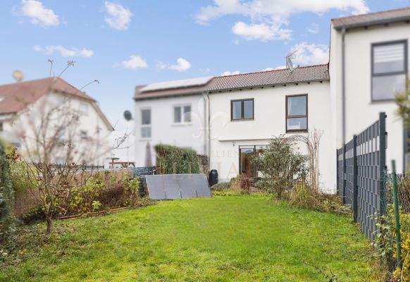 Rückansicht mit Garten